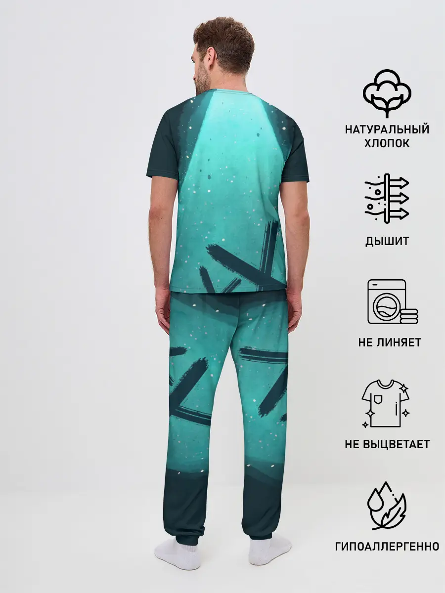 Мужская пижама с брюками / Fox Mulder and Dana Scully