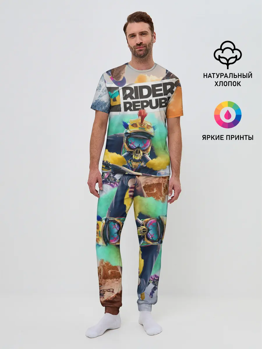 Мужская пижама с брюками / Riders Republic