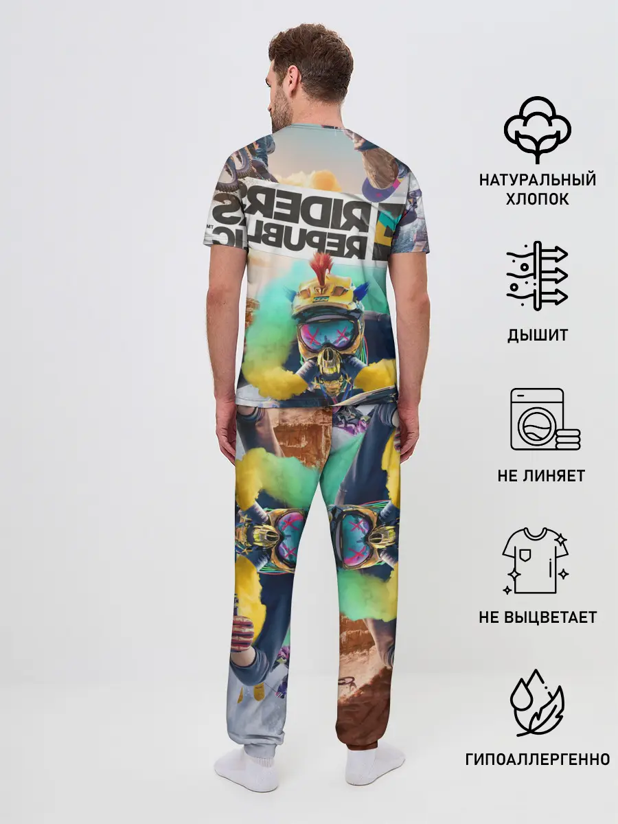 Мужская пижама с брюками / Riders Republic