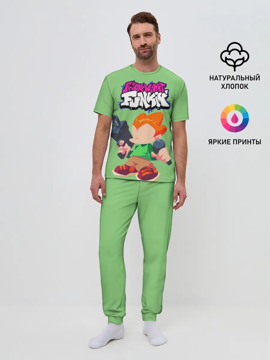 Мужская пижама с брюками / FNF Pico