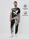 Мужская пижама с брюками / Haikyuu!! Ворон иероглиф
