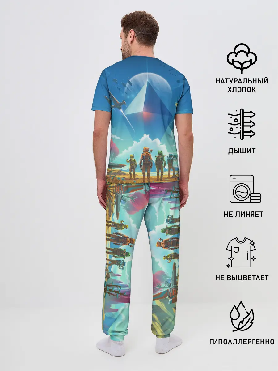 Мужская пижама с брюками / NMS: Начало