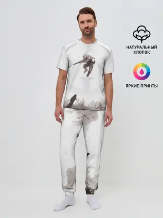 Мужская пижама с брюками / Quake War