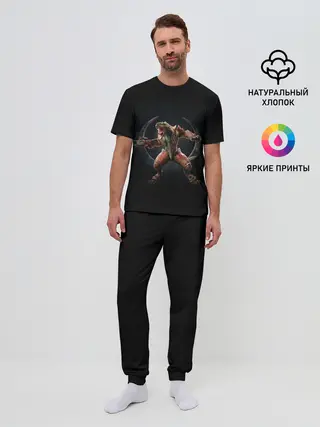 Мужская пижама с брюками / Торговка плотью