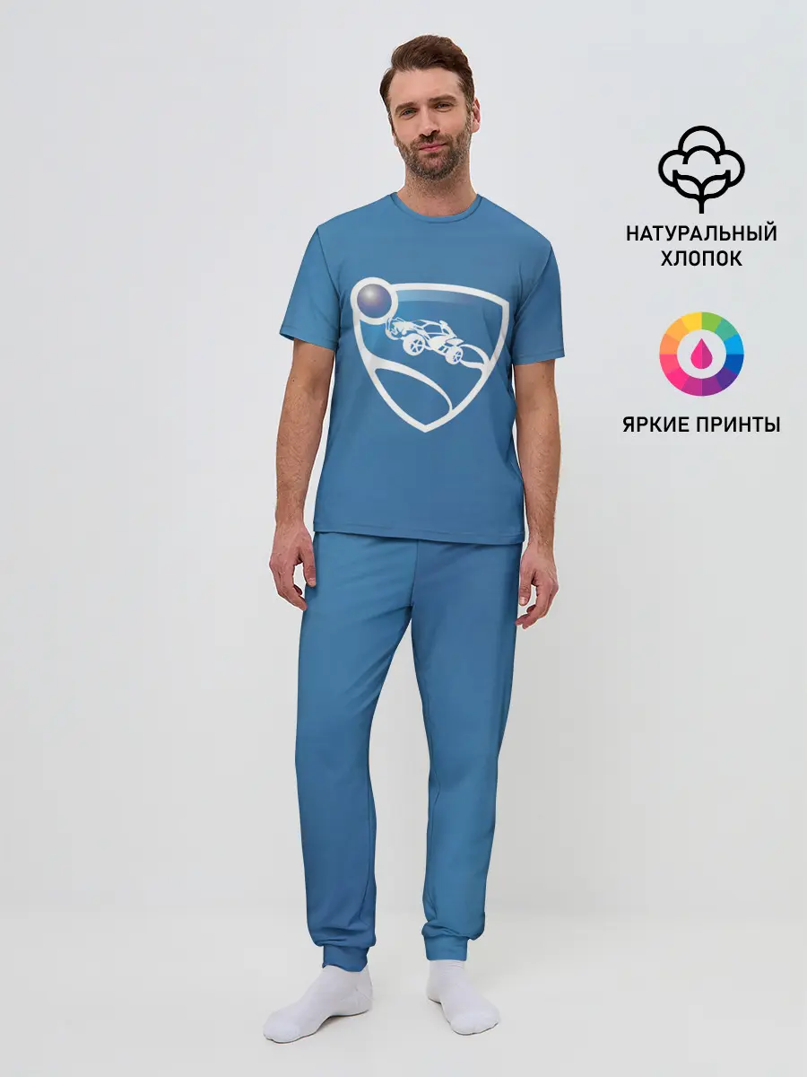 Мужская пижама с брюками / Rocket League Fan