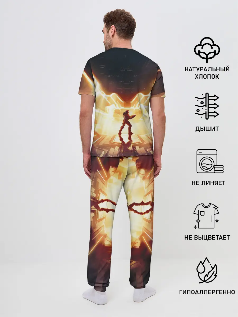 Мужская пижама с брюками / Halo infinite Мастер Чиф