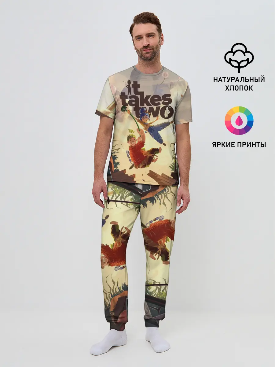 Мужская пижама с брюками / It Takes Two | Коди и Мэй