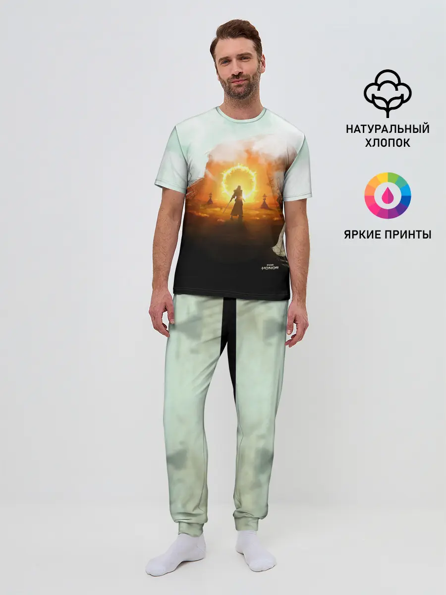 Мужская пижама с брюками / For Honor Mirage