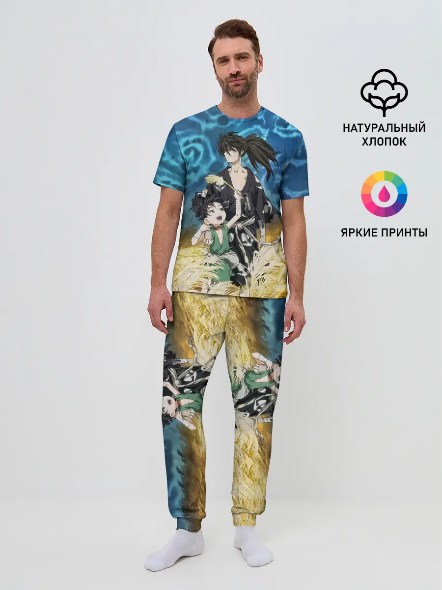 Мужская пижама с брюками / Хяккимару с Дороро | DORORO