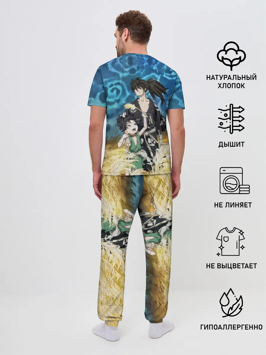 Мужская пижама с брюками / Хяккимару с Дороро | DORORO