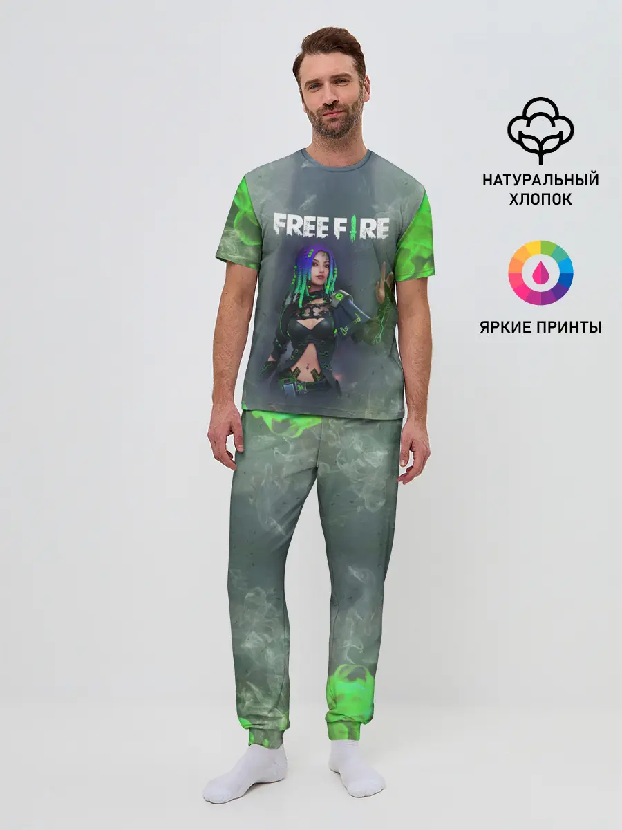 Мужская пижама с брюками / Фри Фаер | Garena Free Fire