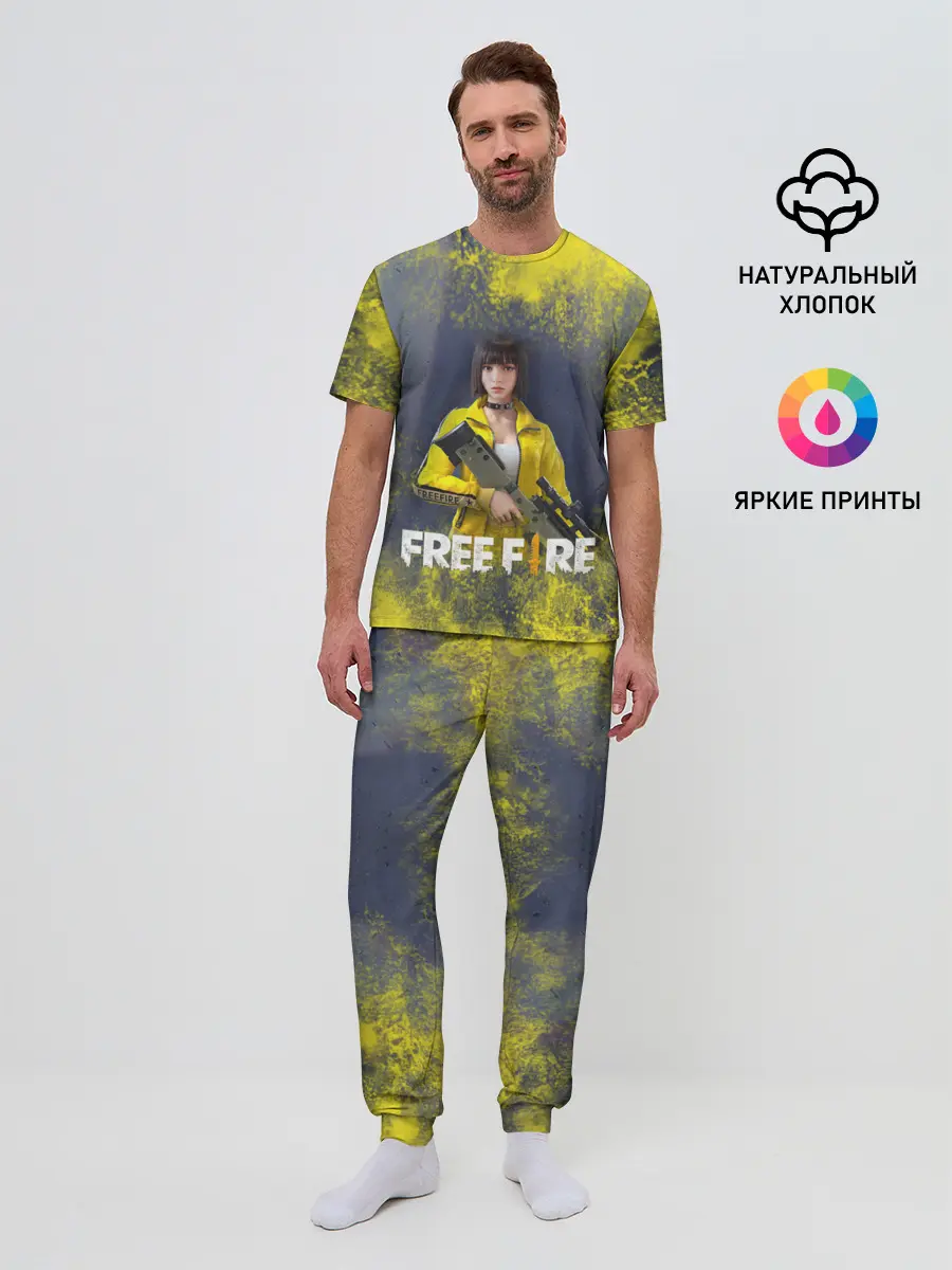 Мужская пижама с брюками / GARENA FREEFIRE | БАТЛГРАУНД