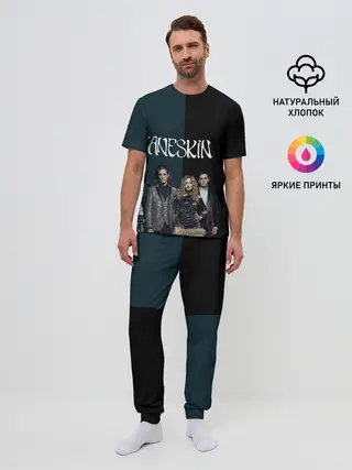 Мужская пижама с брюками / Maneskin. New heroes