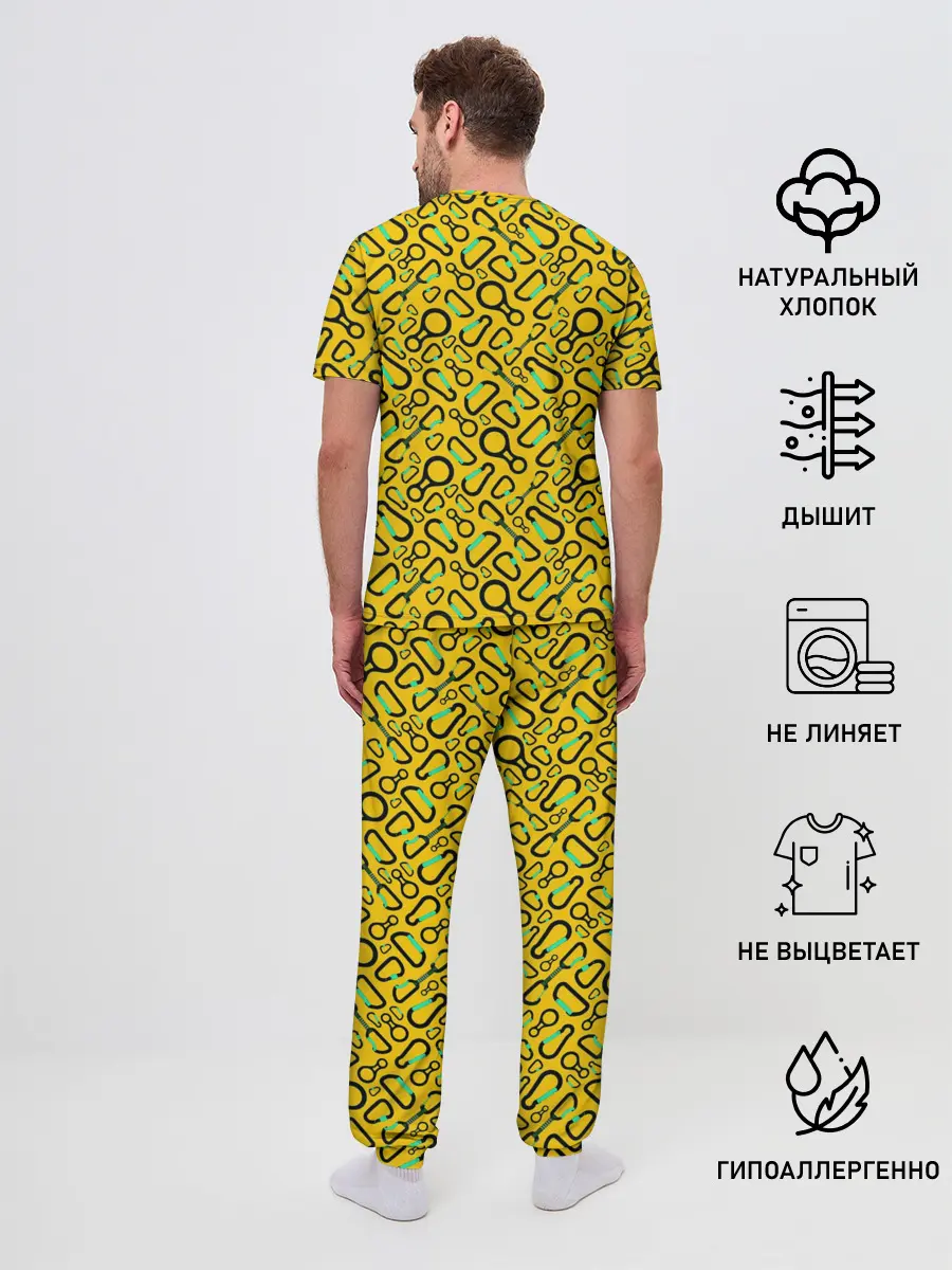 Мужская пижама с брюками / Альпинист