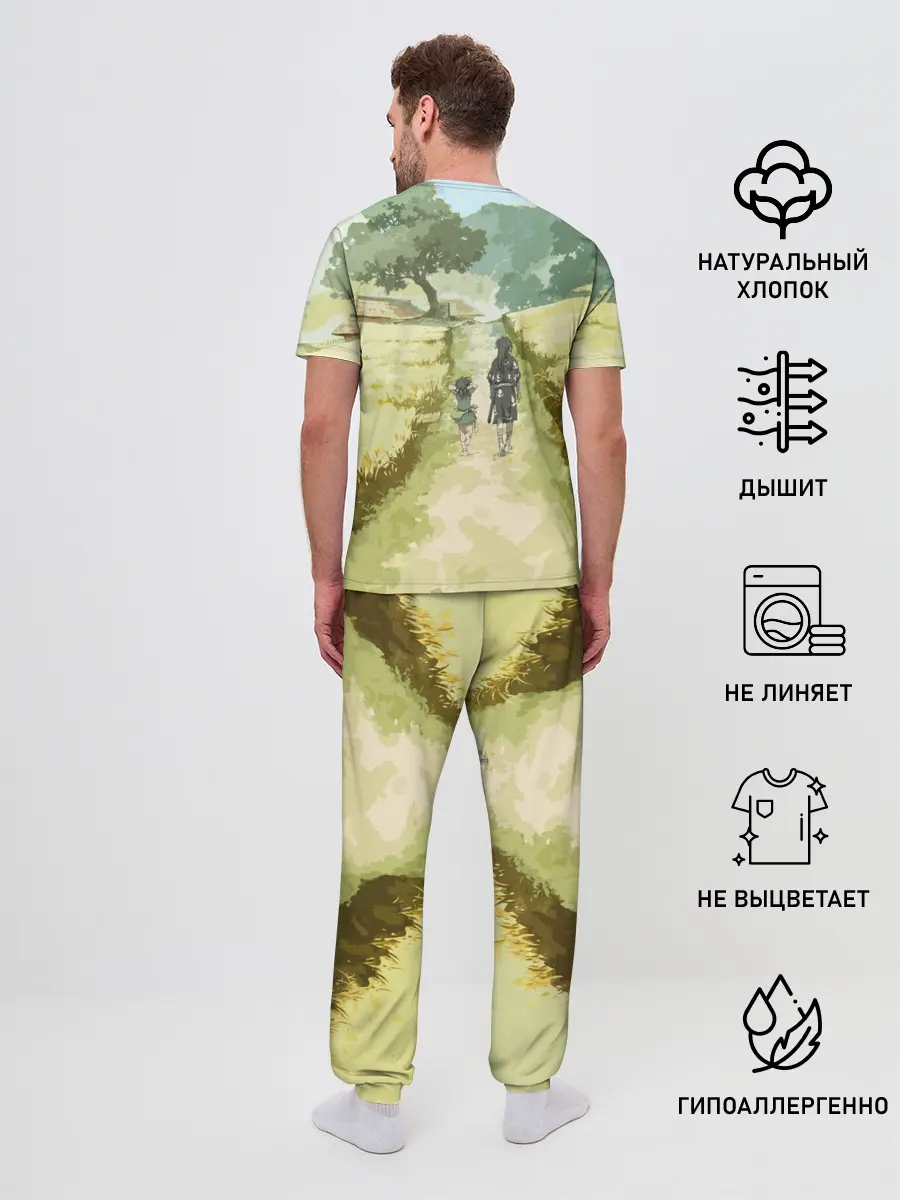 Мужская пижама с брюками / ХЯККИМАРУ И ДОРОРО