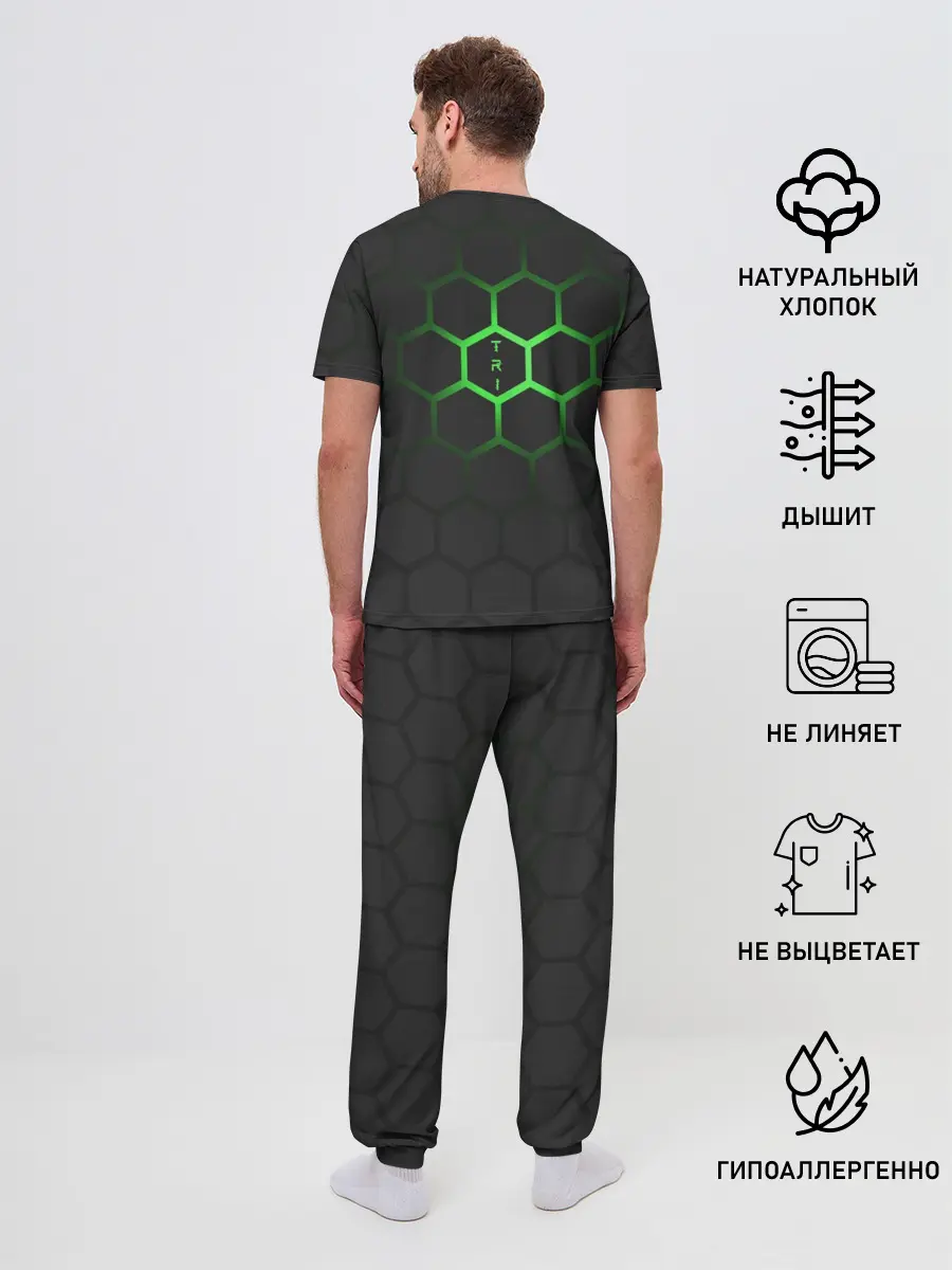 Мужская пижама с брюками / Триатлон | спортсмены
