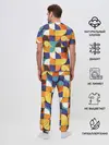 Мужская пижама с брюками / Геометрия