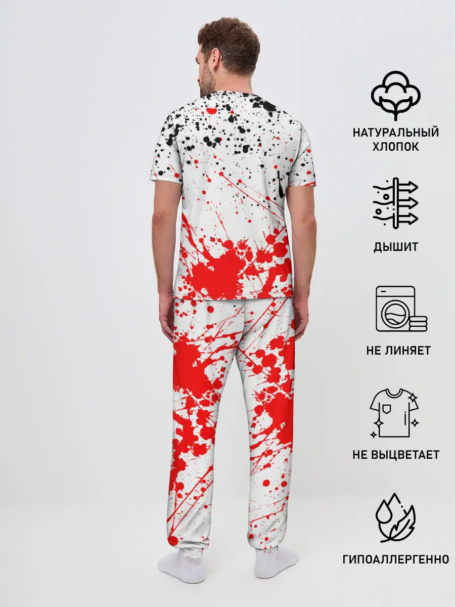 Мужская пижама с брюками / Броня Берсерка.