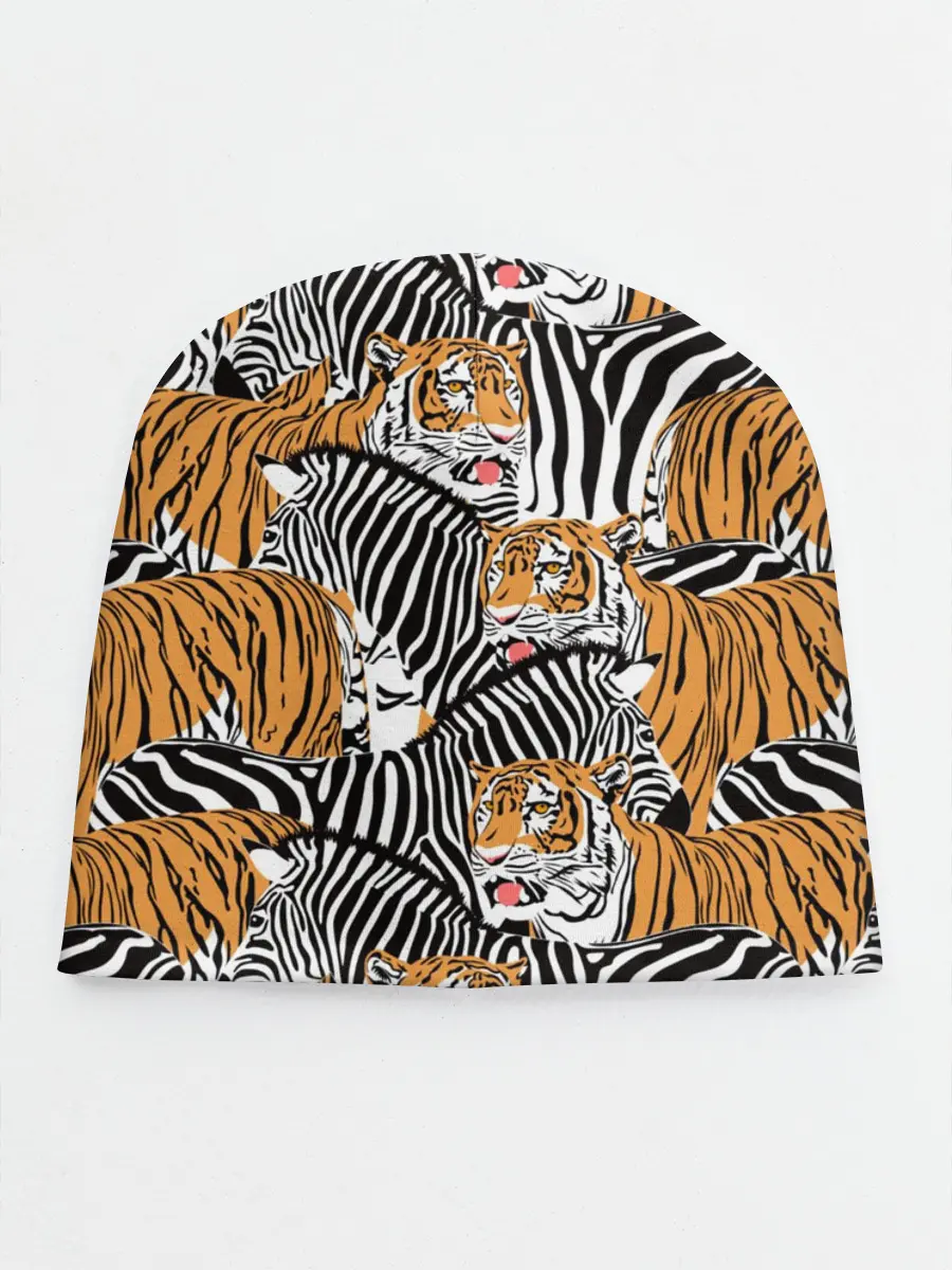 Детская шапка / Тигры и зебры