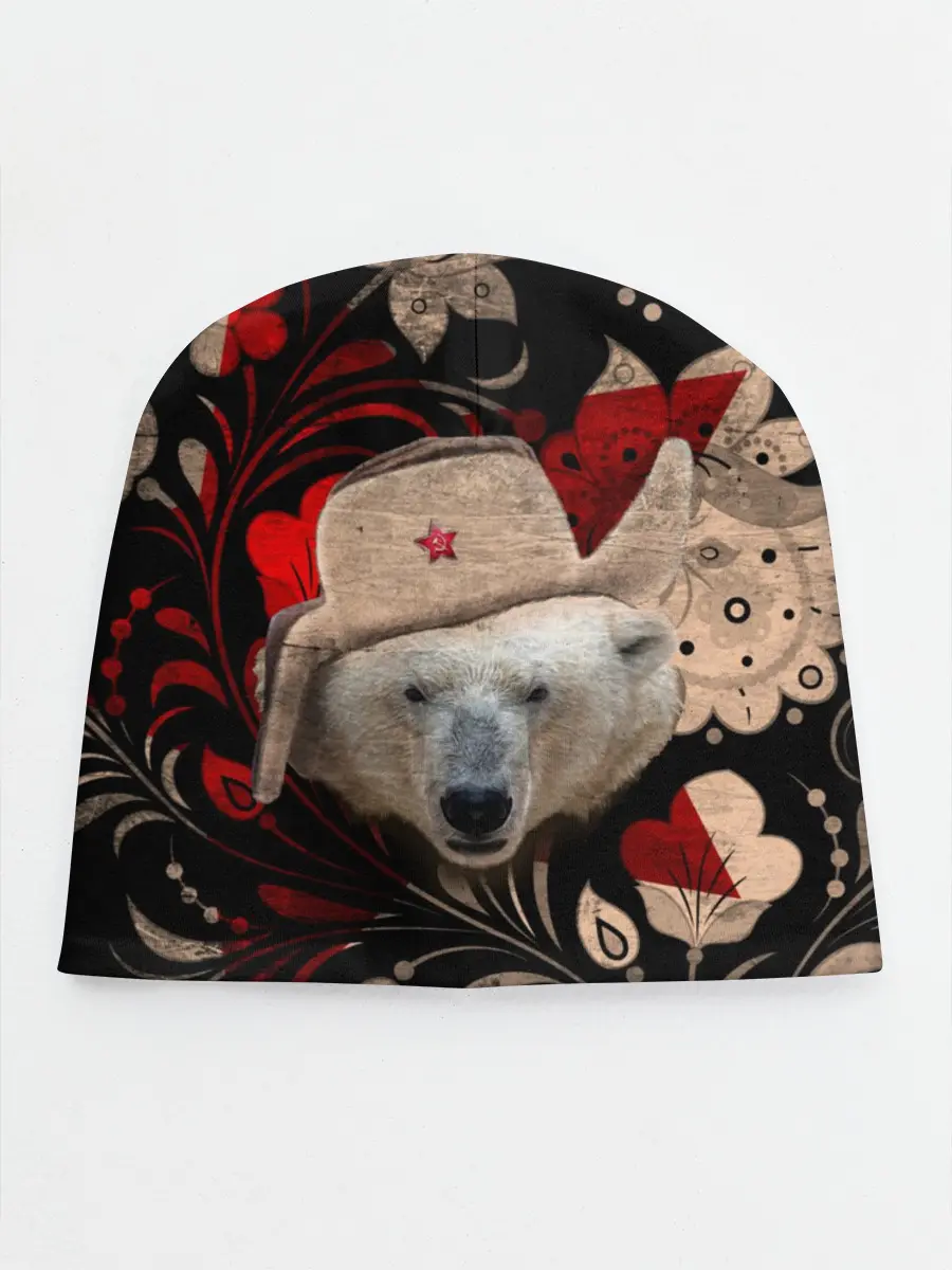 Детская шапка / Медведь в ушанке