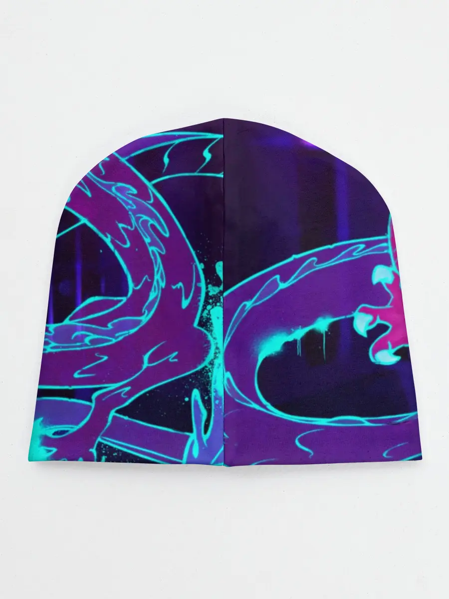 Детская шапка / League Of Legends Neon Dragon