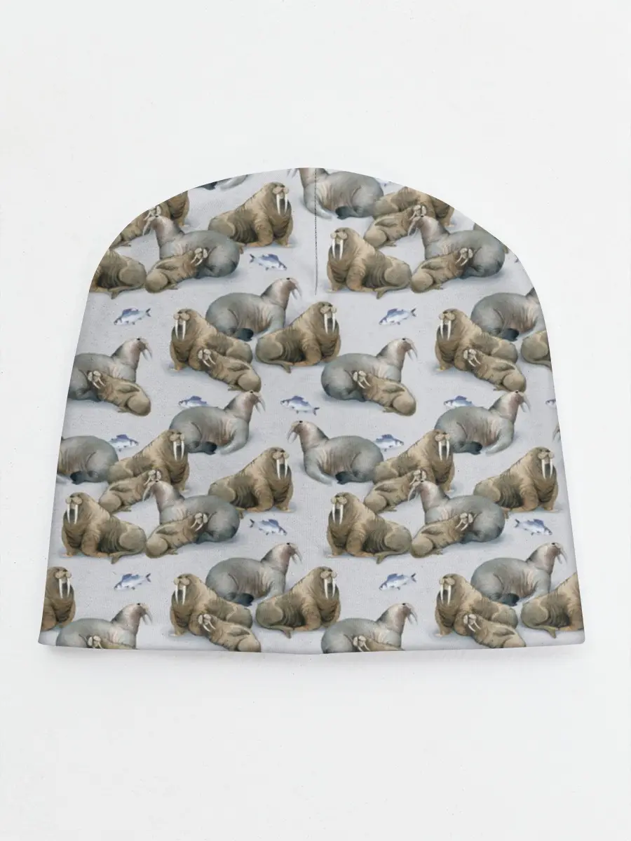 Детская шапка / Моржи