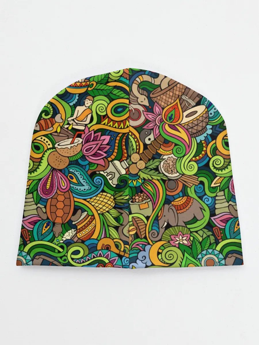 Детская шапка / Тибетский коллаж