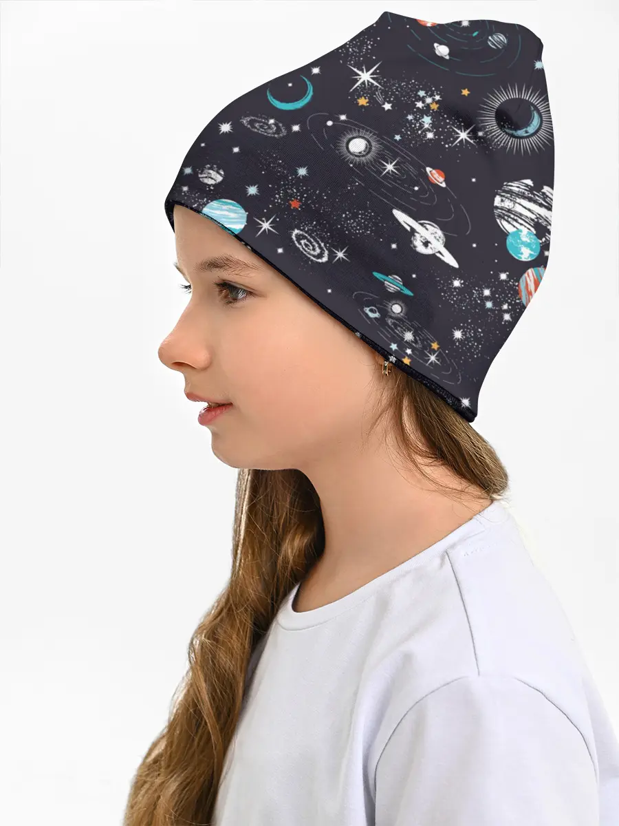 Детская шапка / Космос