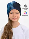 Детская шапка / Синий космос