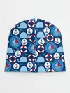 Детская шапка / Киты и яхты