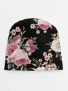 Детская шапка / Пионы на Чёрном