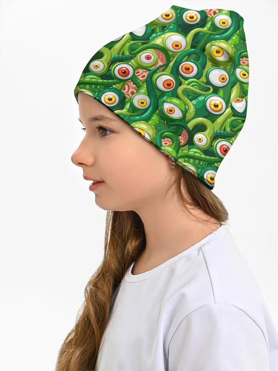 Детская шапка / Щупальца с глазами