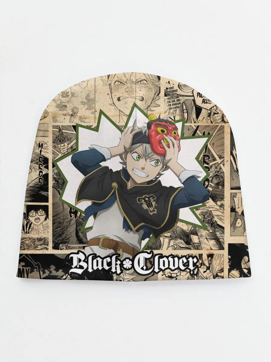 Детская шапка / Черный Клевер