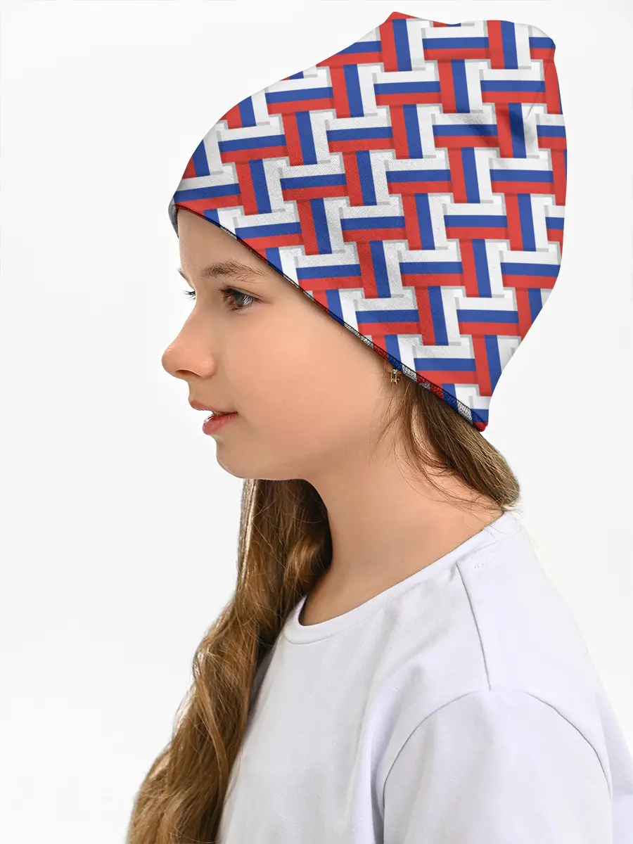 Детская шапка / Российская плетёнка