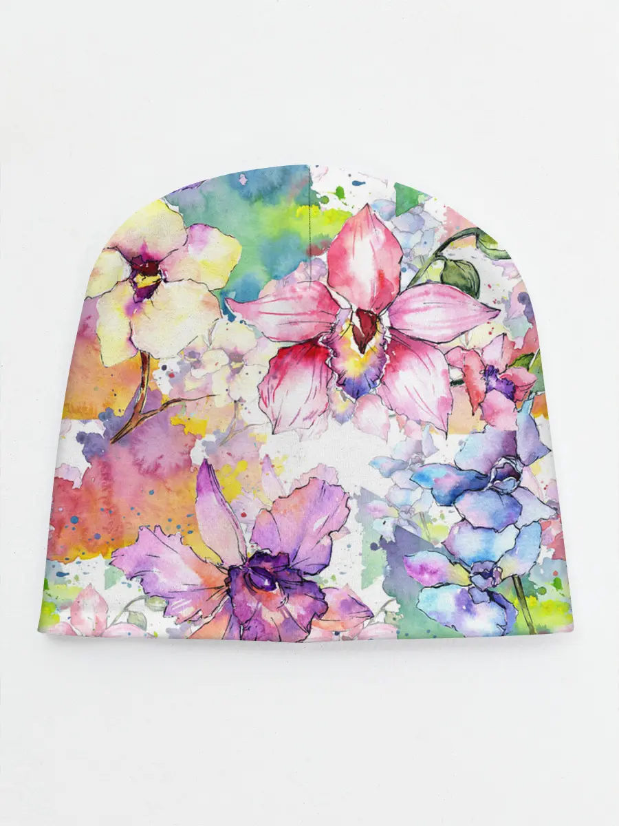 Детская шапка / Цветы