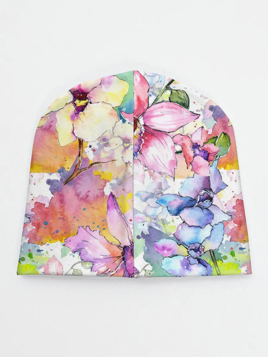 Детская шапка / Цветы