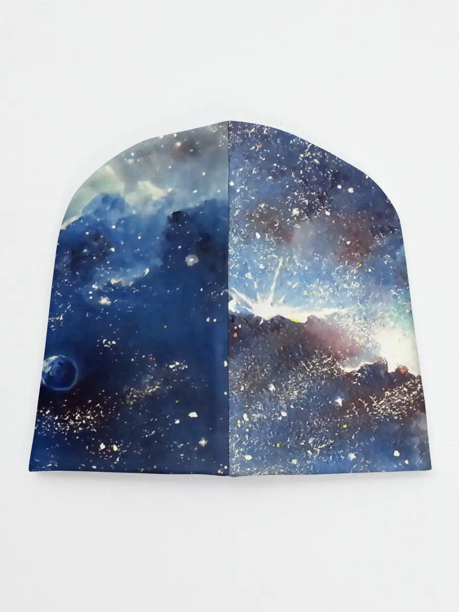 Детская шапка / Ёжик в космосе