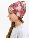 Детская шапка / Акварель, розы