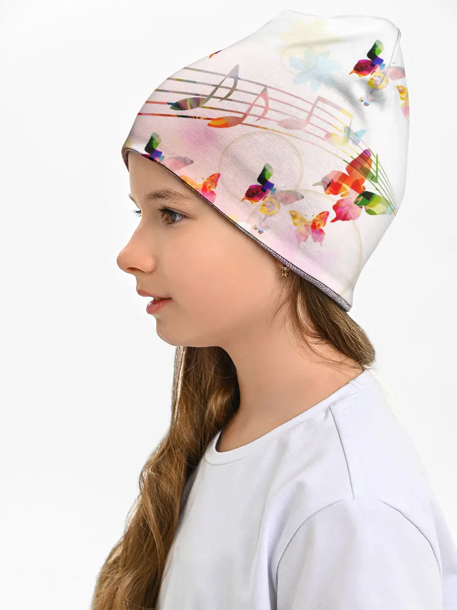 Детская шапка / Ноты весна