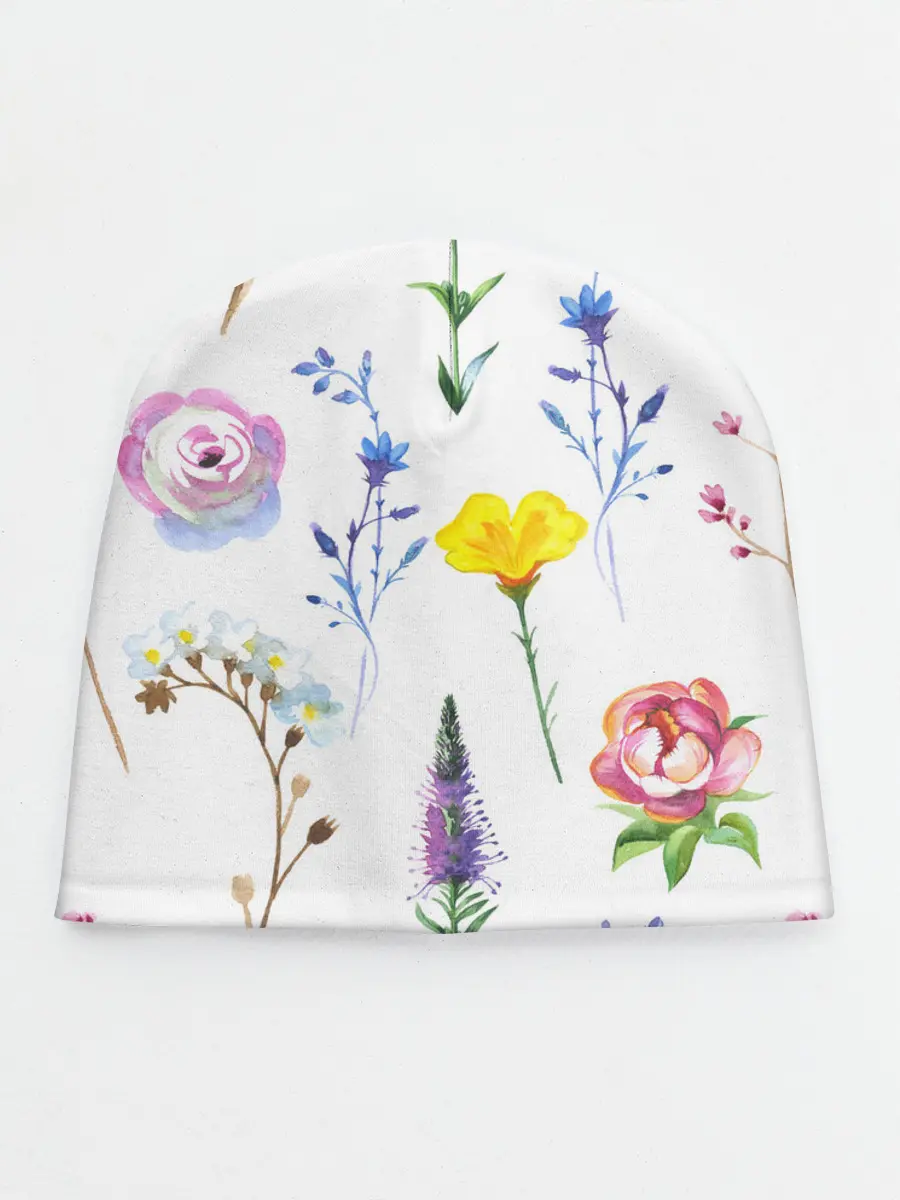 Детская шапка / Полевые цветы