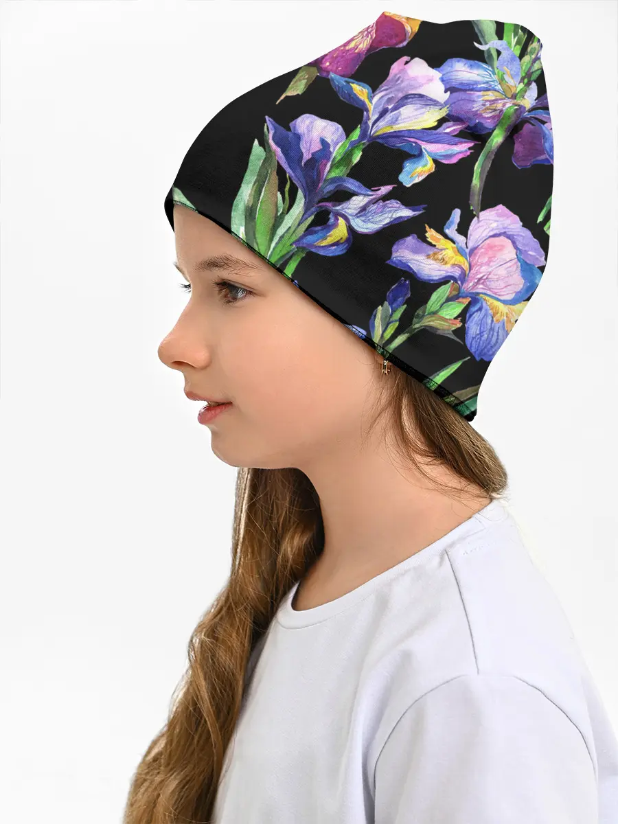 Детская шапка / Ирисы