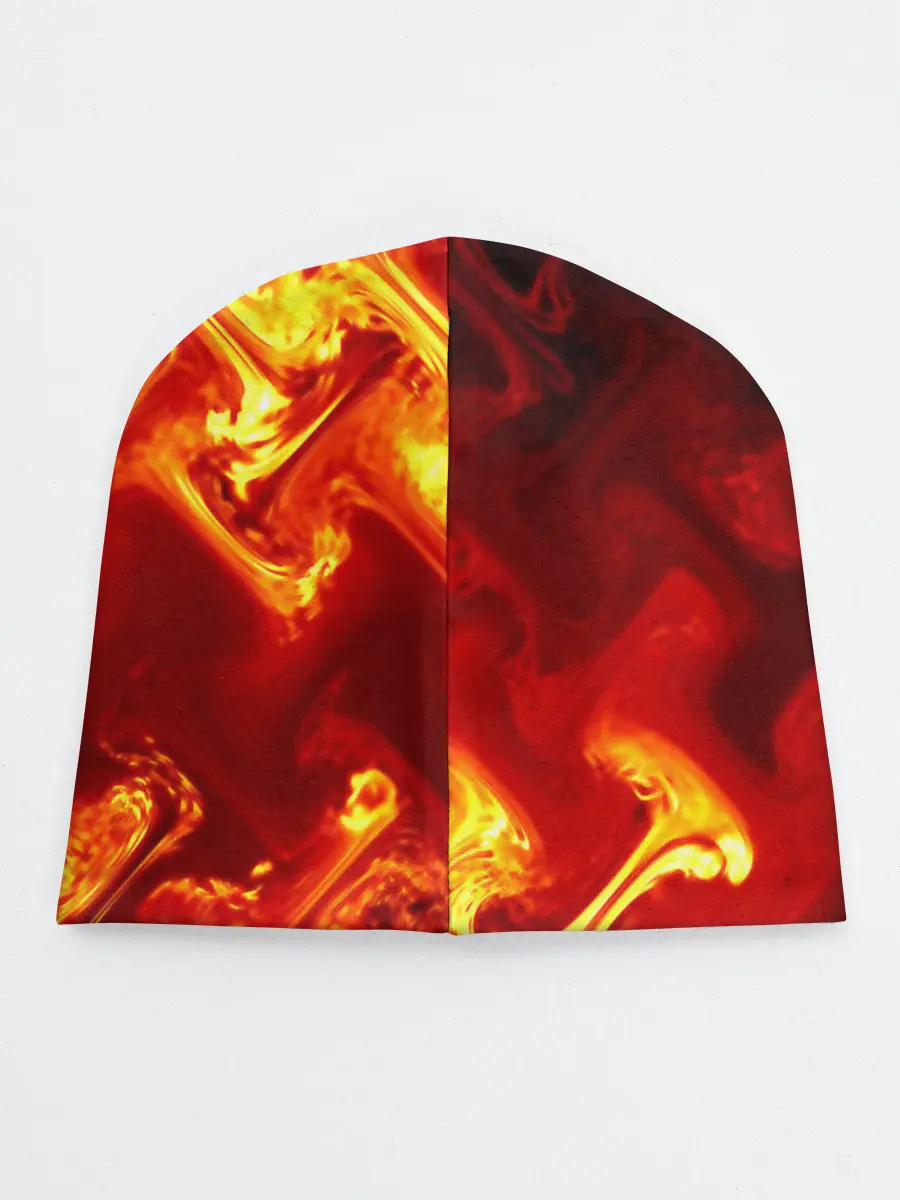 Детская шапка / Огненная лава