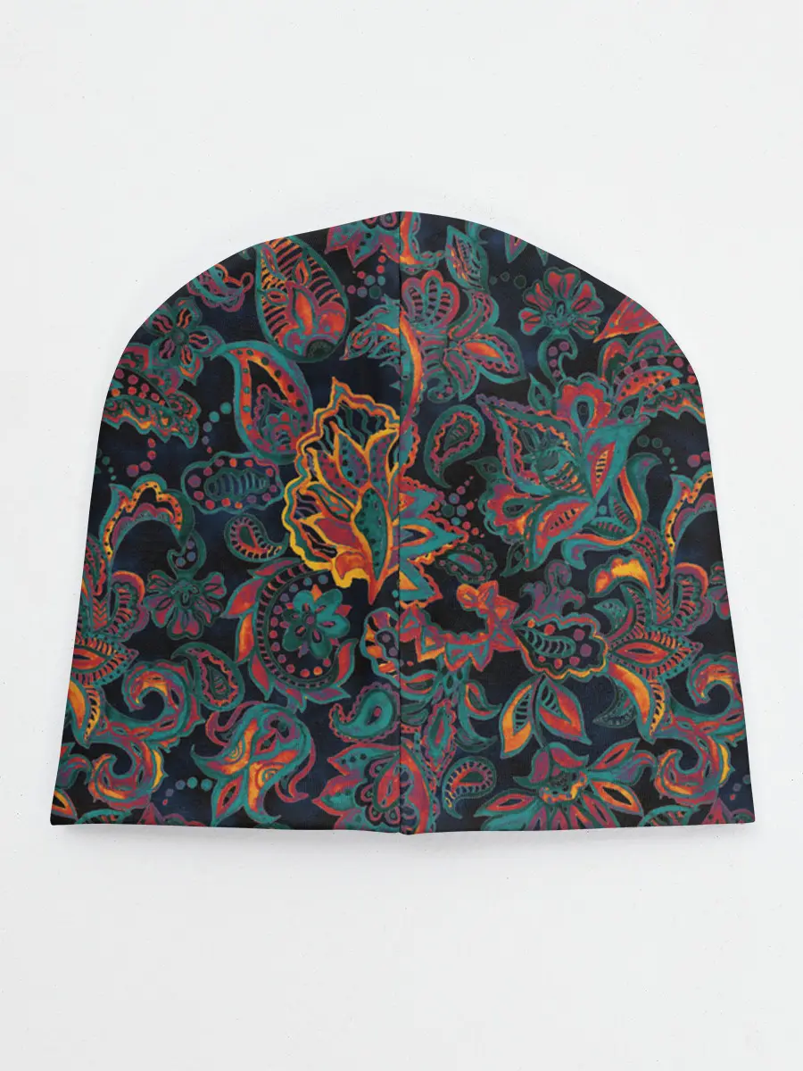 Детская шапка / Узор пейсли