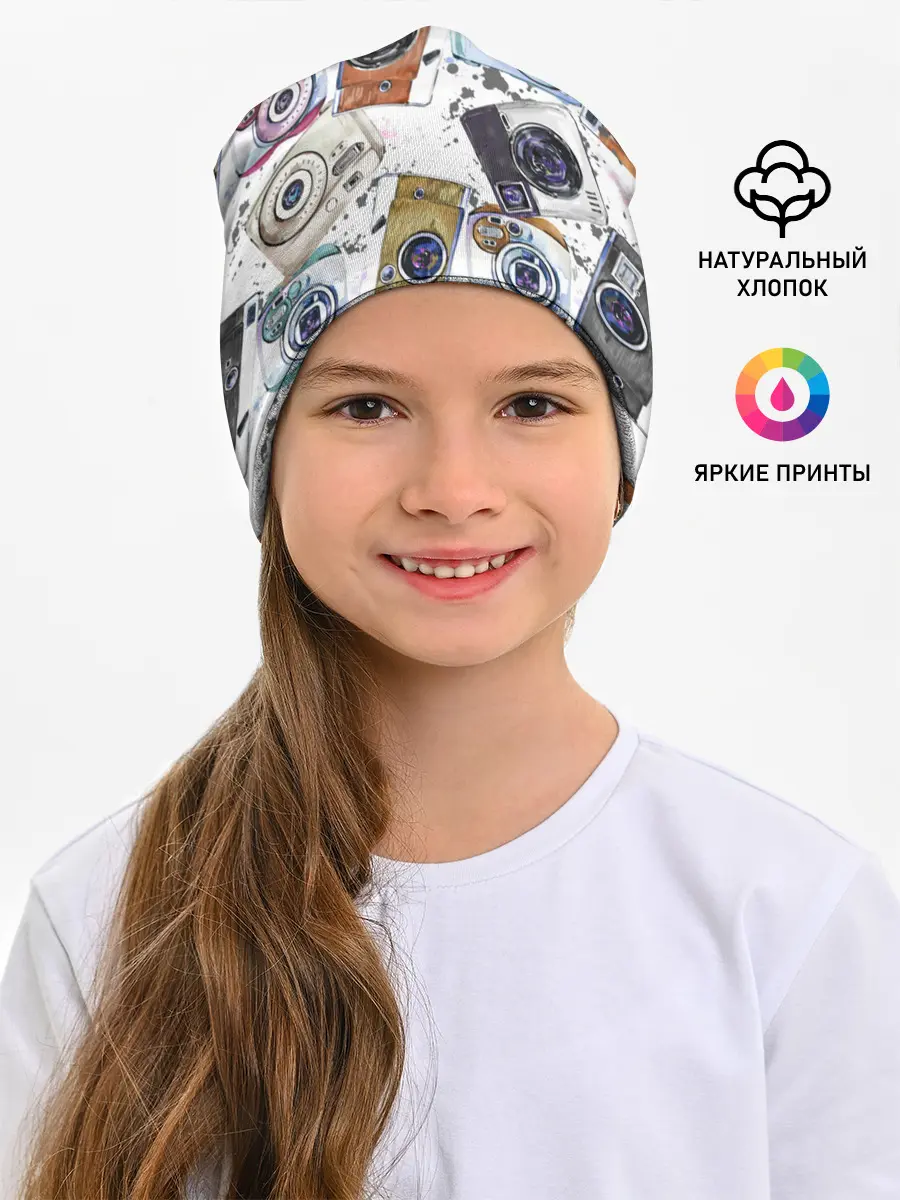 Детская шапка / Старинные фотоаппараты