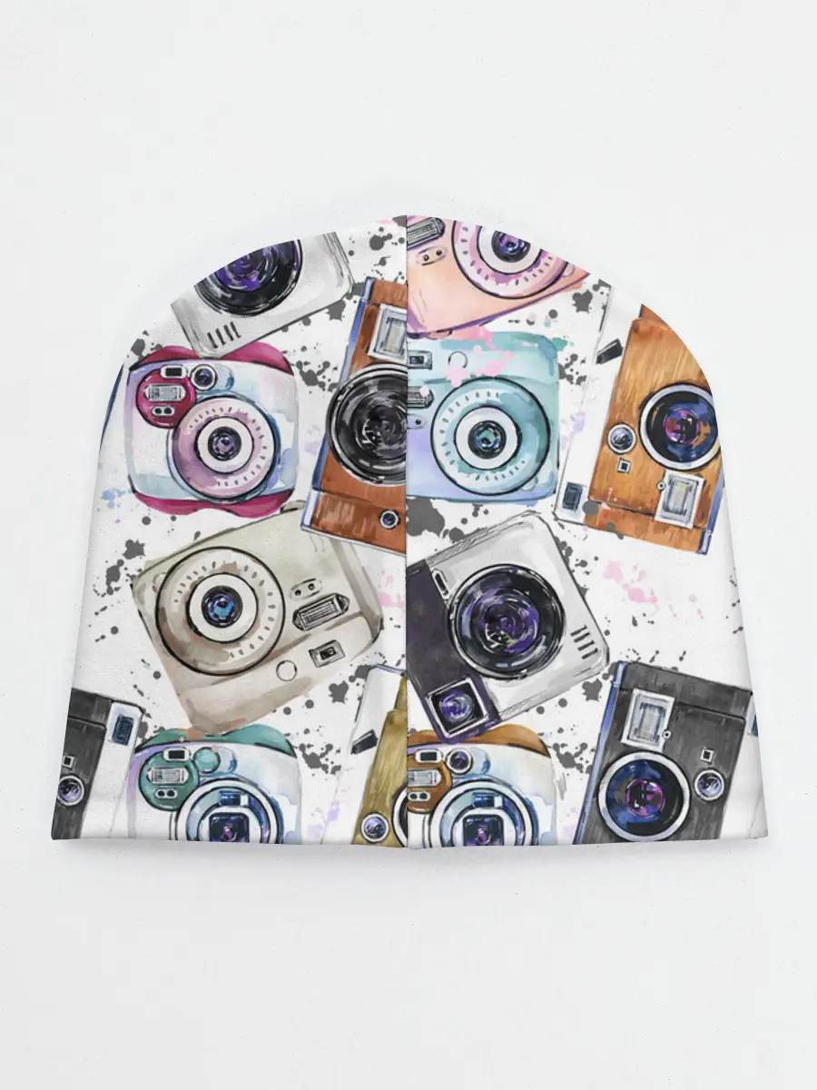 Детская шапка / Старинные фотоаппараты