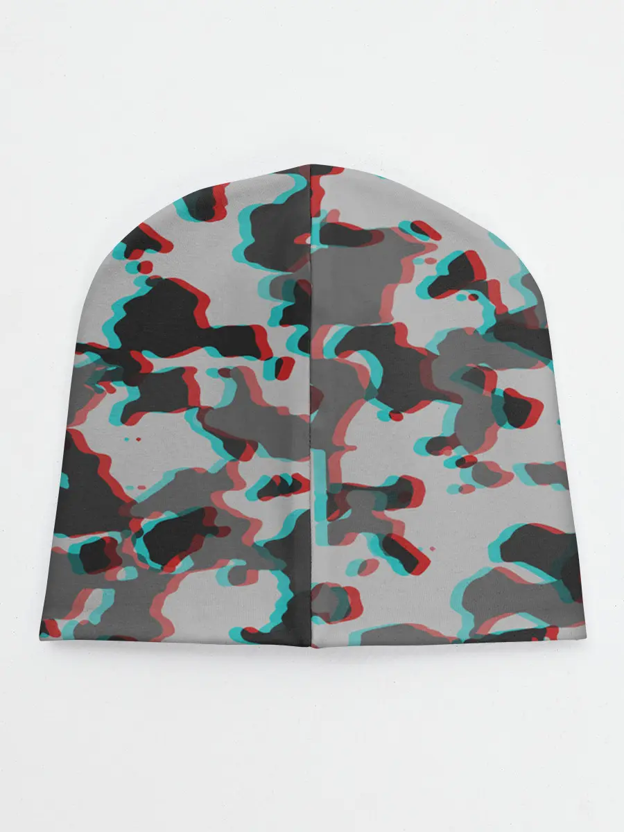 Детская шапка / Серый камуфляж