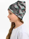 Детская шапка / Серый камуфляж