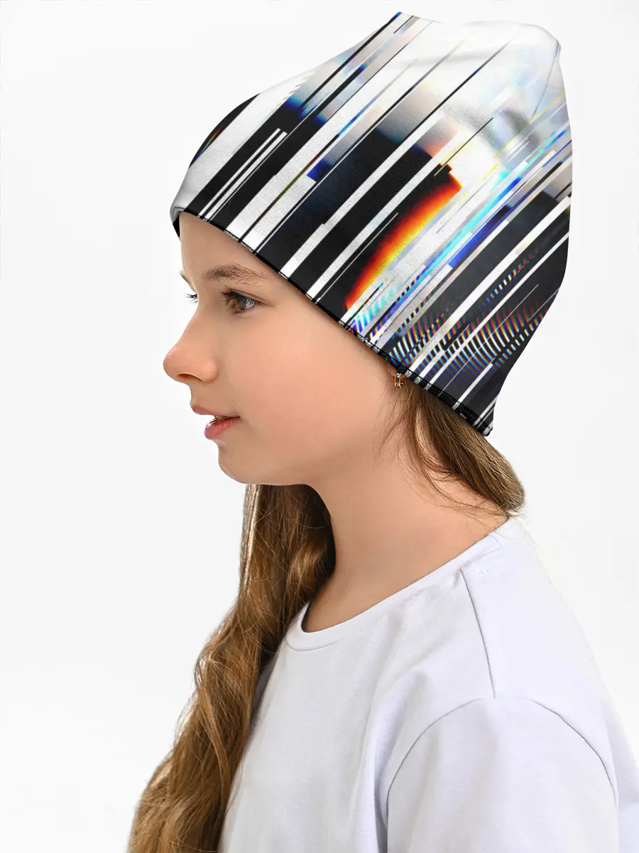 Детская шапка / Абстракция Глитч