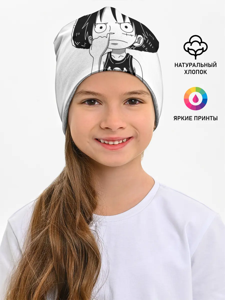 Детская шапка / палец в носу One Piece
