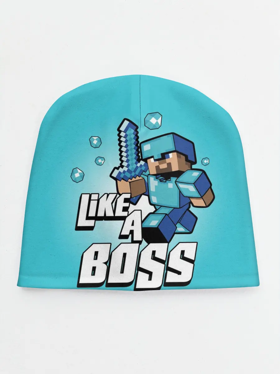 Детская шапка / Майнкрафт